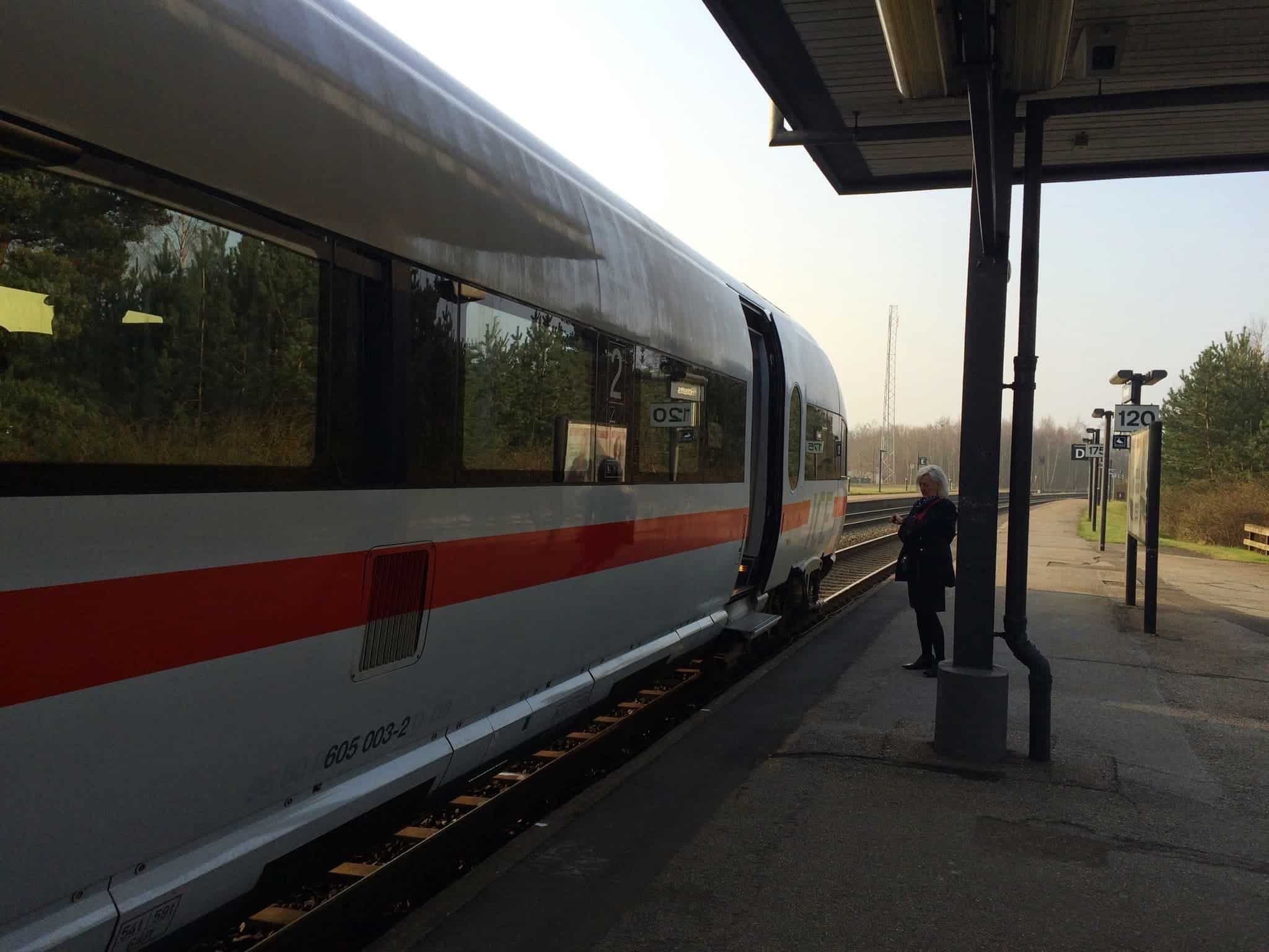 DB tog på Horsens station