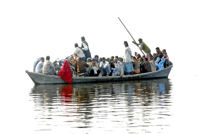 refugees on boat