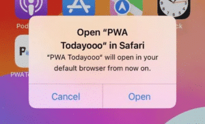 Apple's latest changes sabotage Progressive Web Apps in iOS, consolidating the power of Apple over the software allowed on its devices.