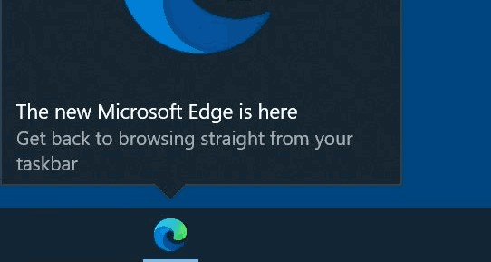 A screenshot of an advert for Microsoft edge