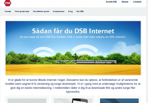 DSB Internet Kun På Dansk